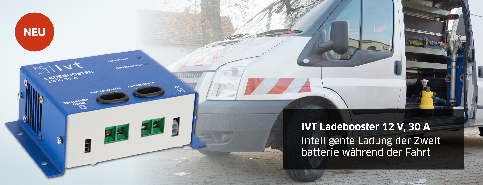 IVT Ladebooster | Intelligente Ladung der Zweitbatterie