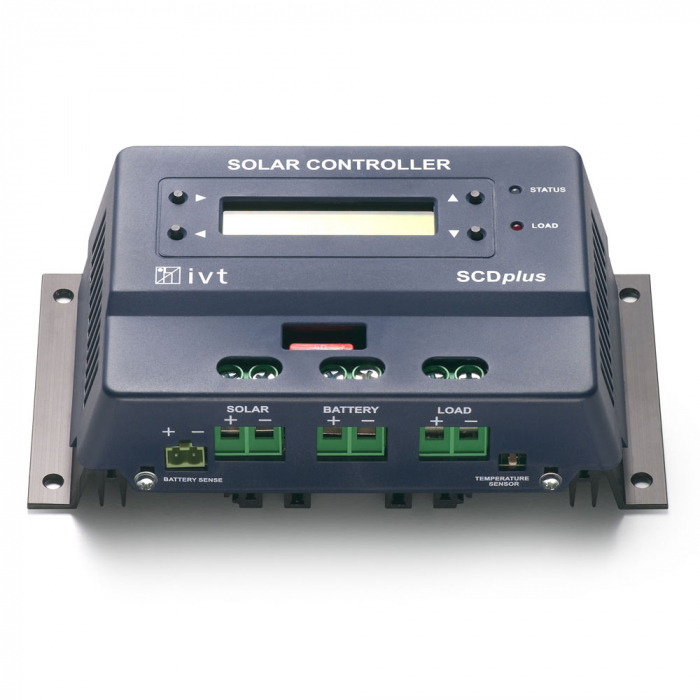 Solar-Controller SCDplus+ IVT 12 V/24 V, 15 A mit Display