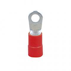 Isolierter Ringkabelschuh 0,5 - 1,0 mm² HR2M6, rot (100 Stück)