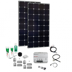 Solar-Set Phaesun® SPR Caravan Kit Solar Peak MPPT DUO, 240 W, 12 V