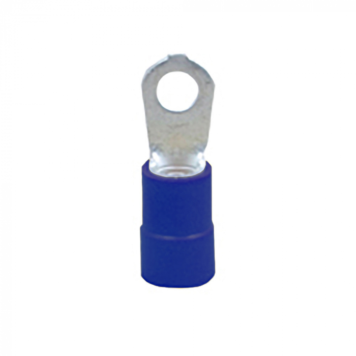 Insulated Ring Terminal 1.5 - 2.5 mm² HR3M6, blue (100 pcs.)