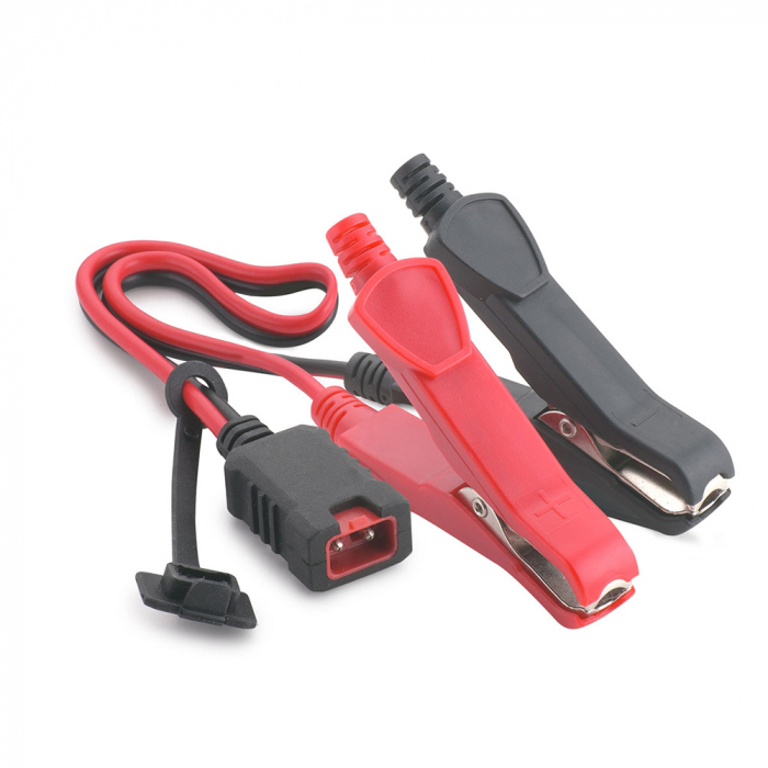 Adapter cable with battery clamps