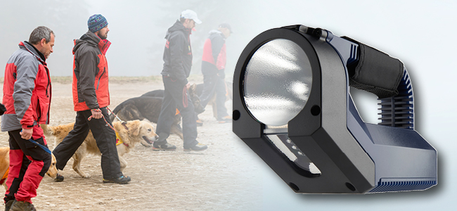 LED Portable Lamp IVT PL-830: Use as a hand lamp during search operations