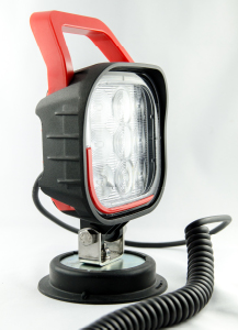 LED Work Lamp IVT with magnetic base: Continuously swivelable lamp head