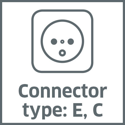 Connector type: E, C