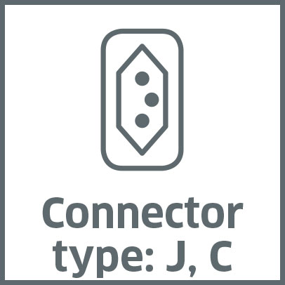 Connector type: J, C
