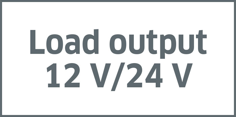 Load output 12 V/24 V