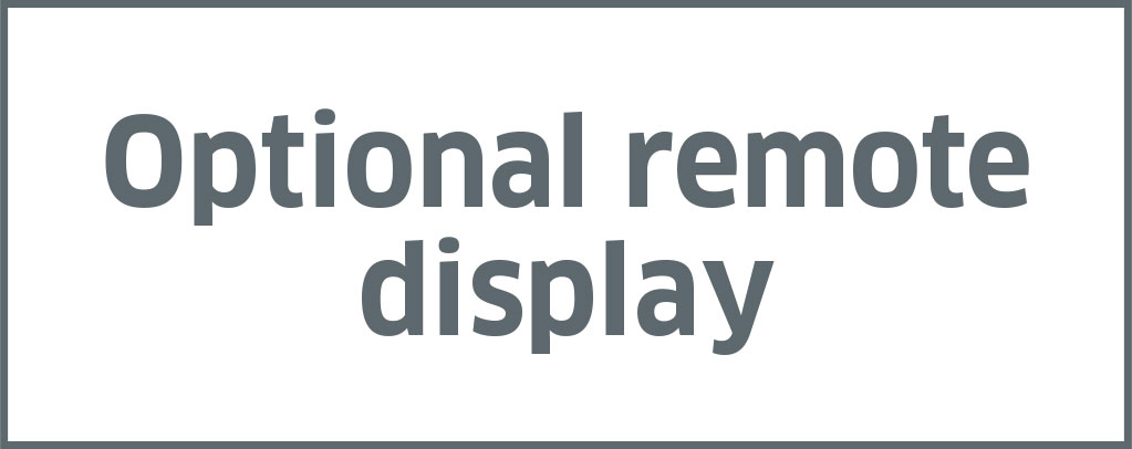 Optional remote display