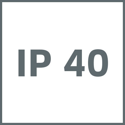 Protection class IP 40