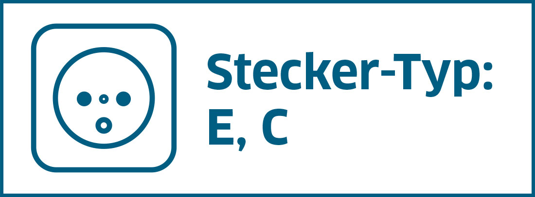 Stecker-Typ: E, C