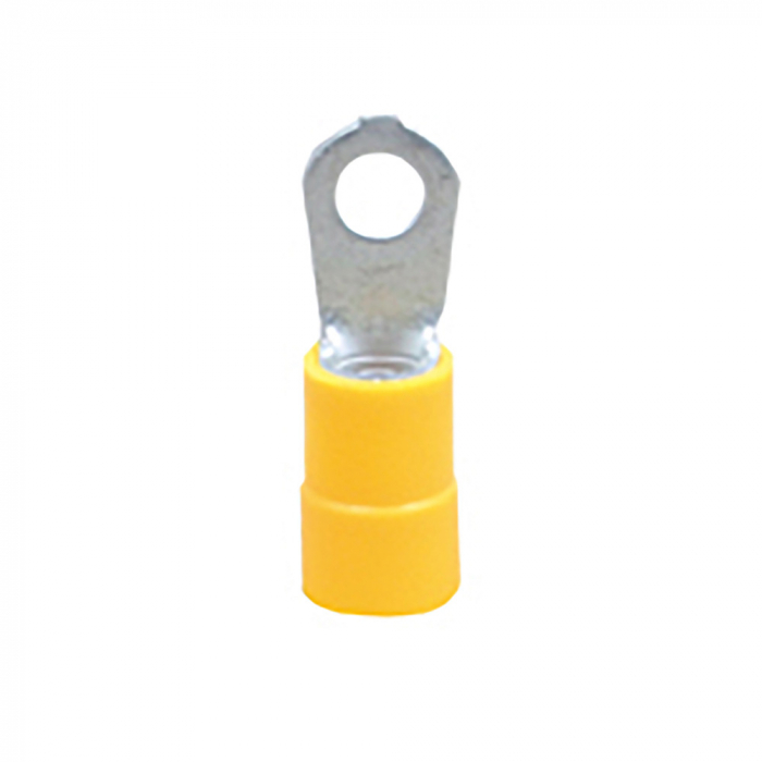 Insulated Ring Terminal  4.0 - 6.0 mm² HR5M5, yellow (100 pcs.)