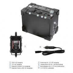 Power Station IVT PS-300 with integrated sine wave inverter