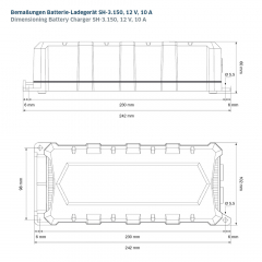 Batterie Ladegerät Staudte Hirsch SH-3.150, 12 V, 10 A