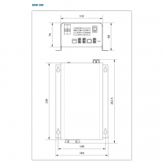 Digital Sine Wave Inverter IVT DSW-300, 12 V, 300 W