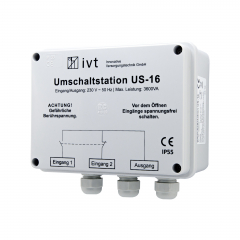 Umschaltstation IVT US-16, 230 V AC, 16 A, 3600 VA