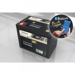 LiFePO₄ Premium battery FORSTER F12-080XB 12.8 V/80 Ah 200 A-BMS-2.0 | Bluetooth measuring shunt