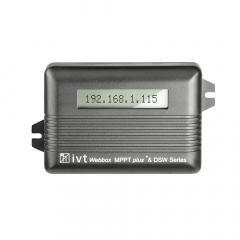 Webbox LCD IVT for DSW Inverters and  MPPT<i>plus</i><sup>+</sup> Solar Controllers